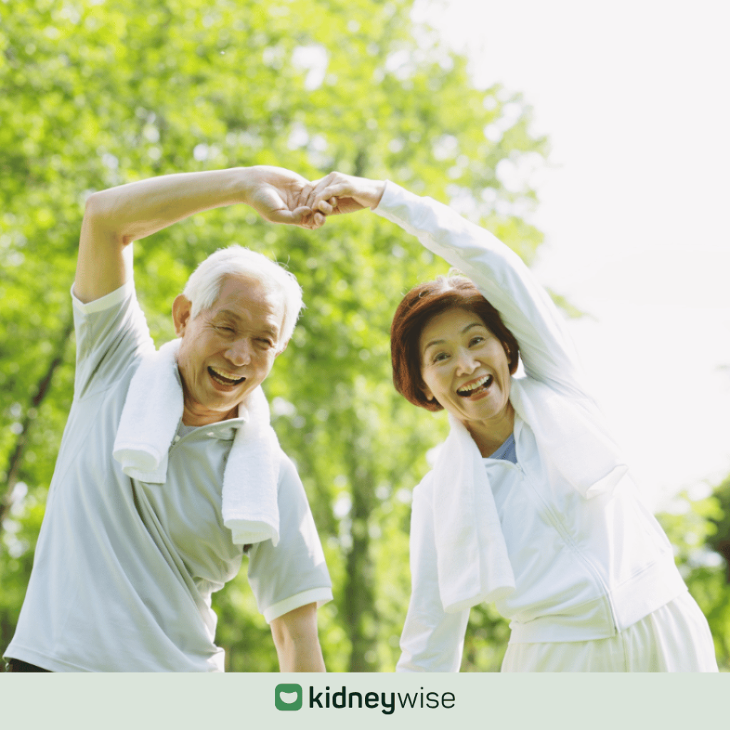 Keeping active is one way you can support your kidney health.